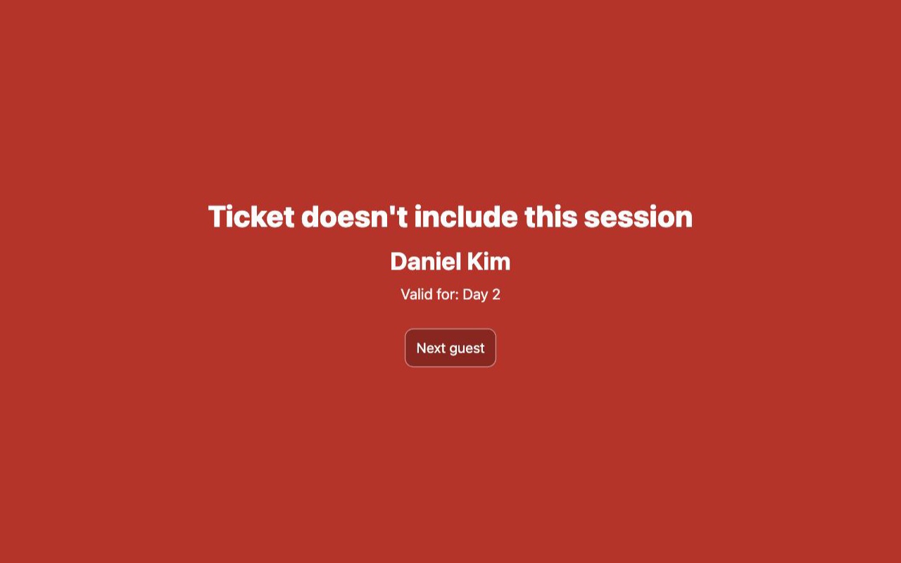Doorstub: Phone scanner wrong session