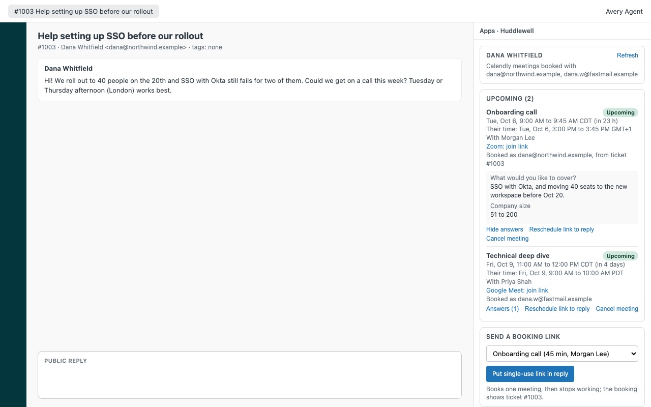 Huddlewell: Meetings