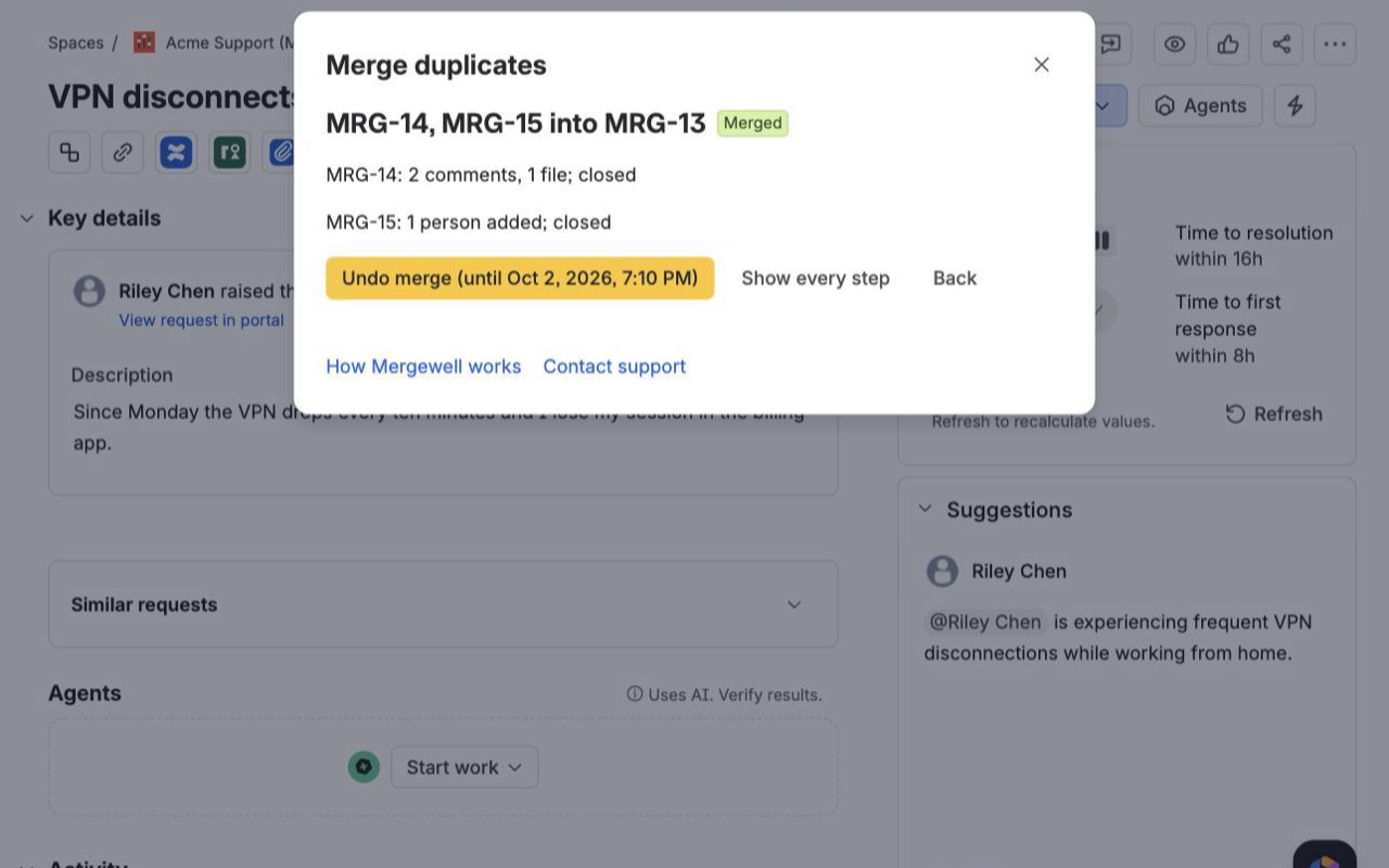 Mergewell: Merged