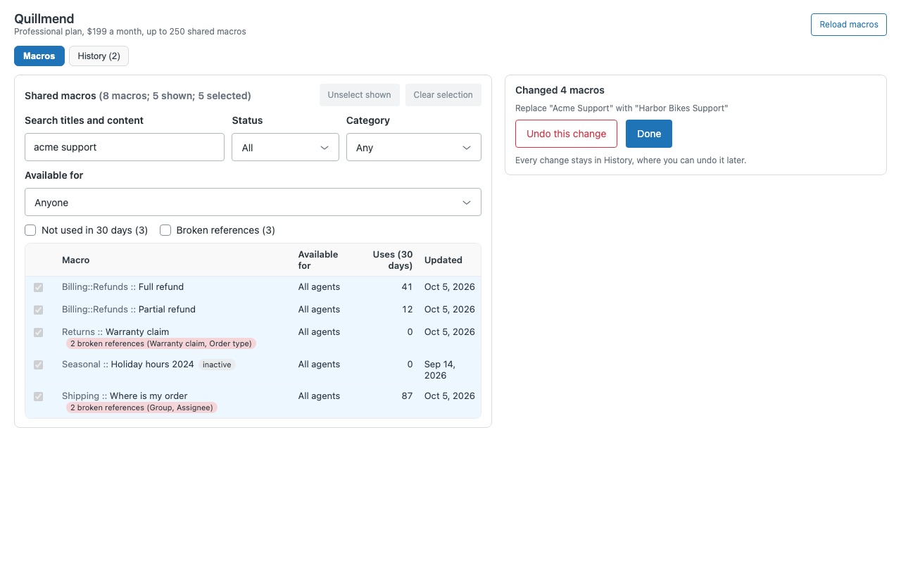 Quillmend: Applied with undo