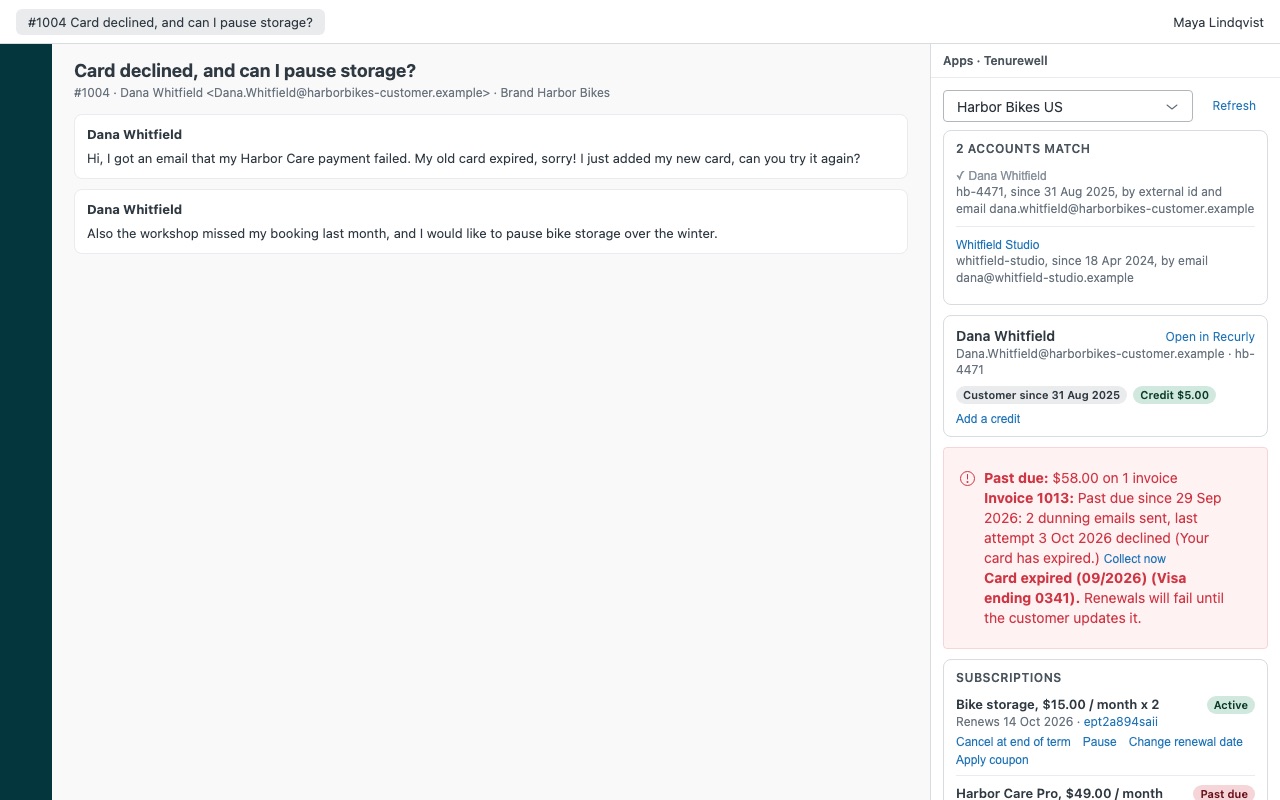 Tenurewell: Account