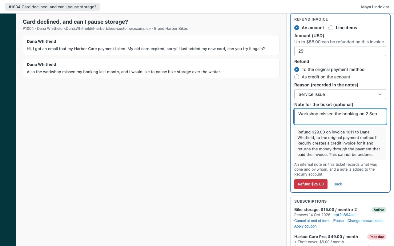 Tenurewell: Refund confirm