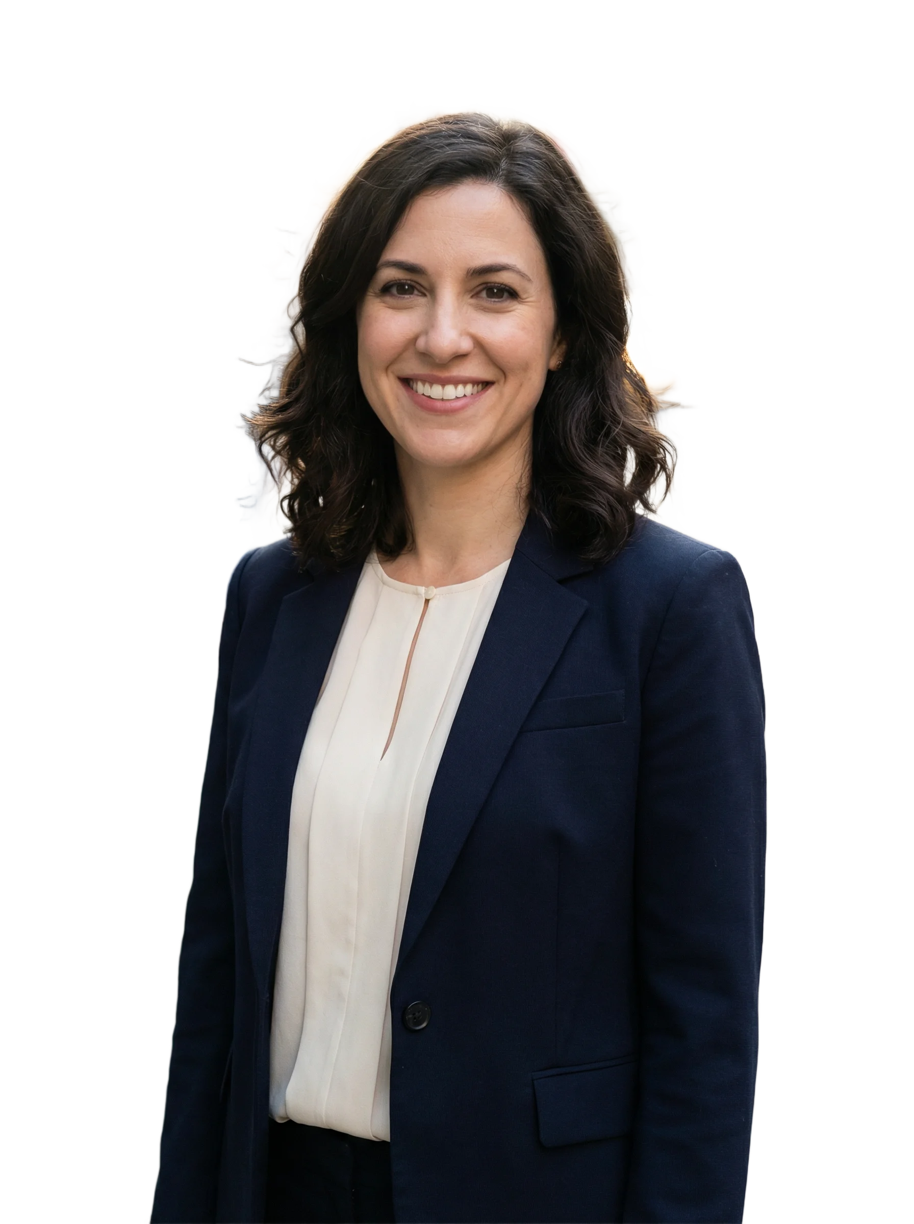 Professional woman with clean transparent background